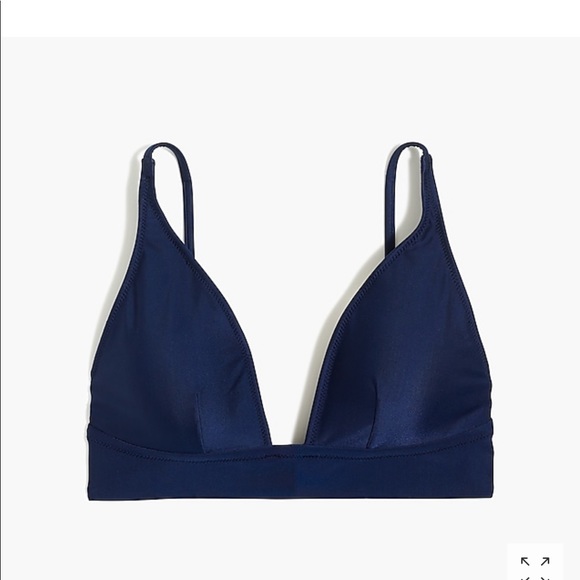 JCREW navy bikini top - Picture 2 of 7